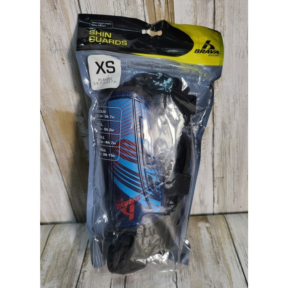Brava Soccer Shin Guards XS Extra Small Youth Protective Gear New - Picture 1 of 7